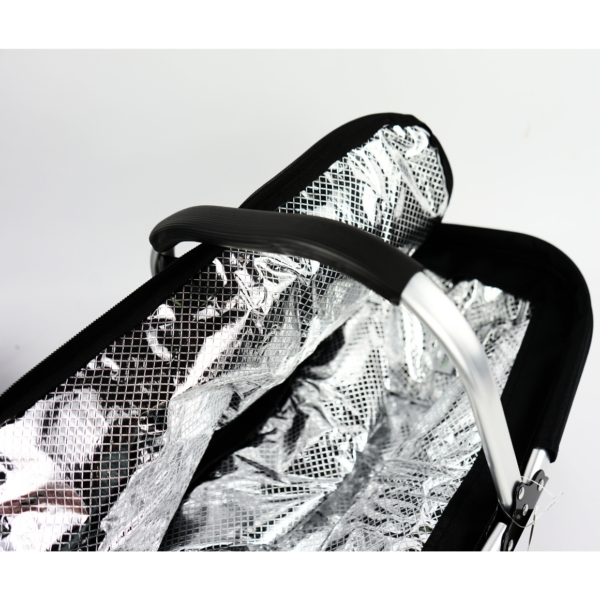 Queen Anne Kühltasche Einkaufskorb faltbar schwarz