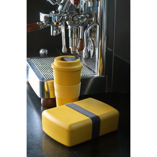 Zuperzozial reisbeker Time-Out geel 480 ml