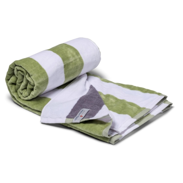 Lord Nelson badhanddoek Victory grijs/groen 80 x 160 cm