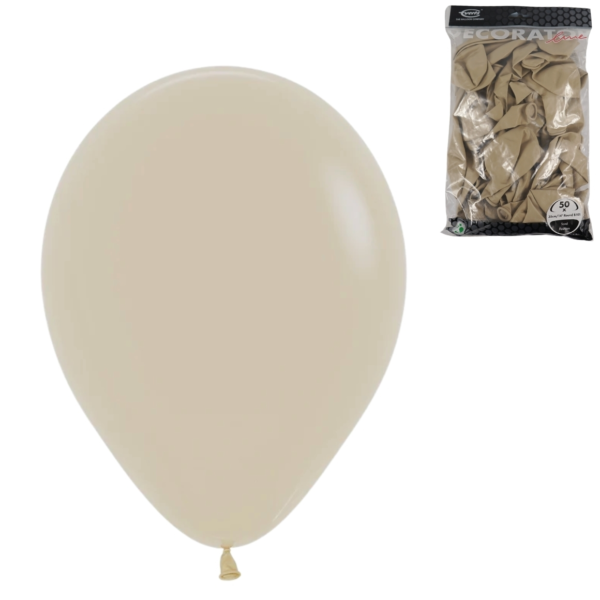 Everts ballonnen Decorator zandkleurige 35 cm 50 stuks