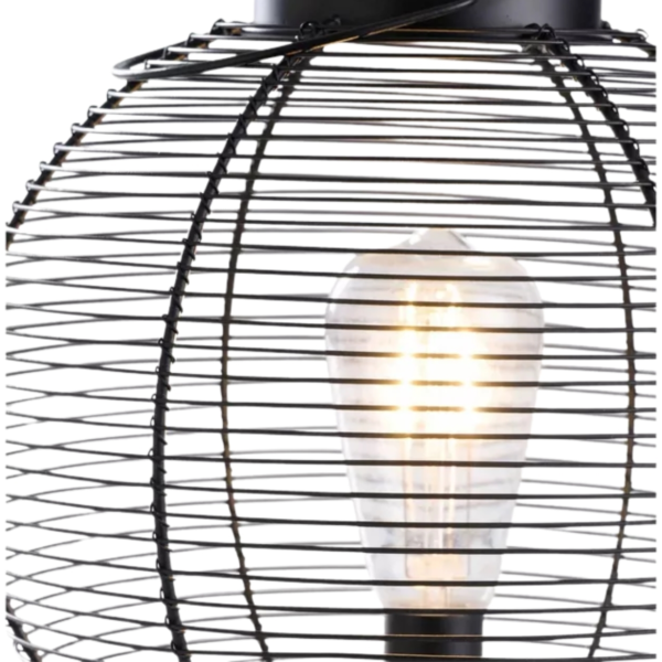 Outfit Outdoor LED Batteriebetriebene Laterne schwarz 28 cm