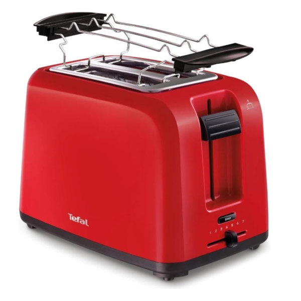 Tefal broodrooster Vita rood 800 W