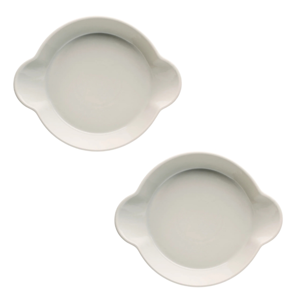 Sagaform Piccadilly schaal grijs 18 cm set van 2