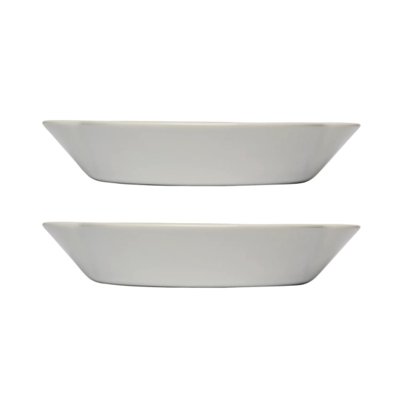 Sagaform Piccadilly schaal grijs 18 cm set van 2