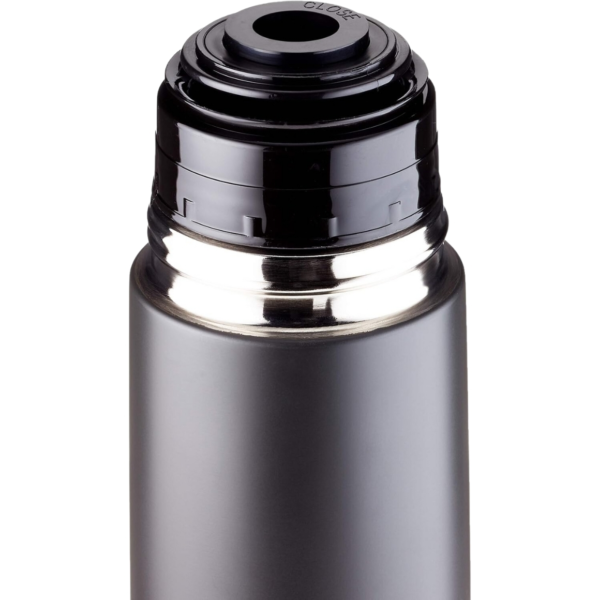 Gusta thermosfles rvs zwart 1 L