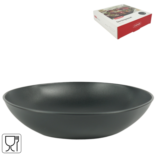 Curver schaal zwart 26 cm