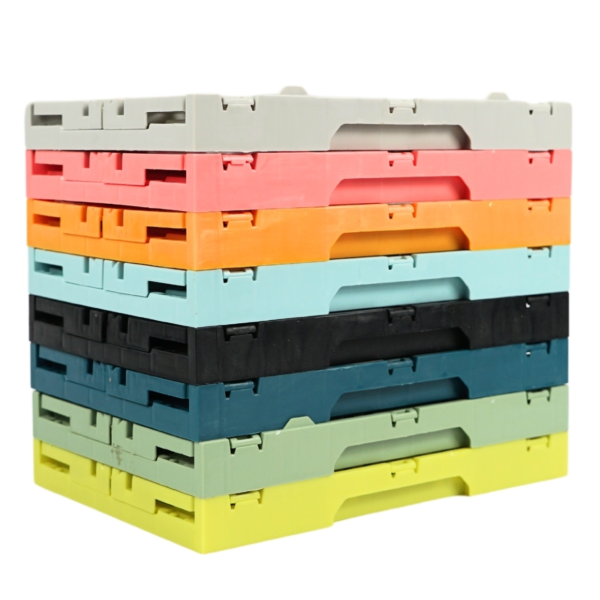 Vouwkrat stapelbaar 23,8 cm 8 assorti
