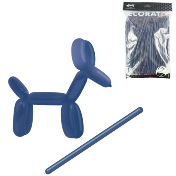 Everts ballonnen Decor fashion E260 Ocean Blue 115 cm 100 stuks