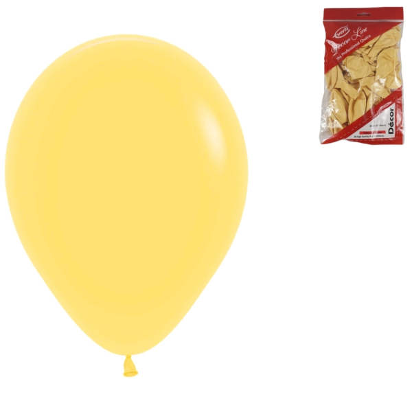 Everts ballons Décor hellgelb 28 cm 50 stück