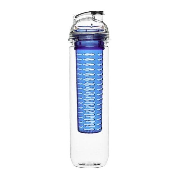 Sagaform waterfles Fresh met filter blauw 800 ml