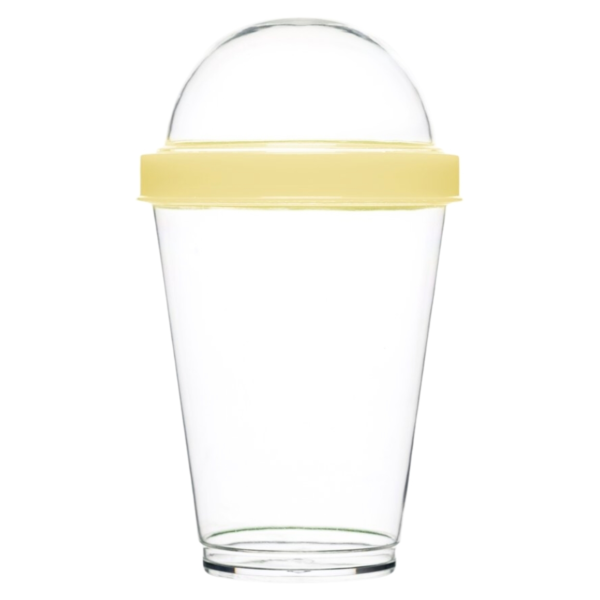 Sagaform yoghurt reisbeker geel 300 ml