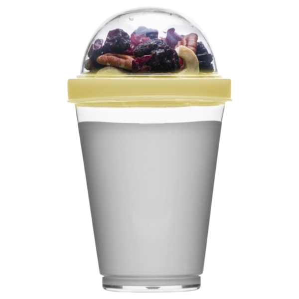 Sagaform yoghurt reisbeker geel 300 ml