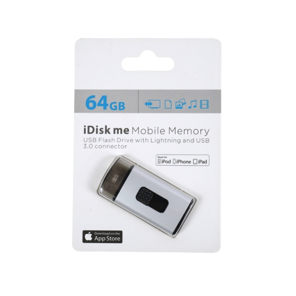iDisk USB-Flash-Laufwerk lightning 64 GB silber 5,9 cm