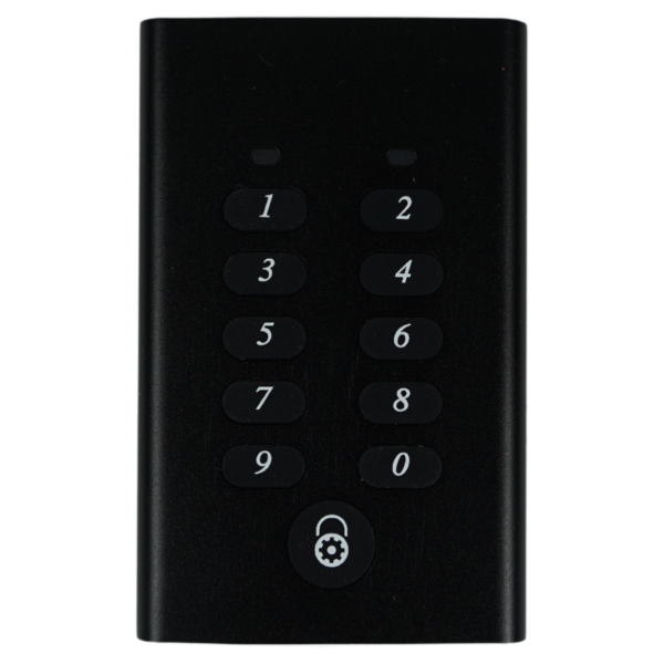 Externe Festplatte SSD mit Zahlenschloss 120 GB