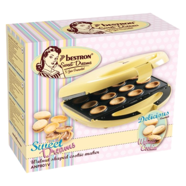 (R) Bestron Cookie maker geel 850W