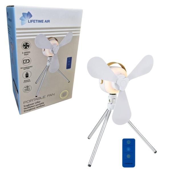 Lifetime Air usb tafelventilater 12 cm