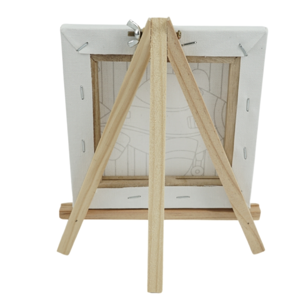 Schildersezel met canvas 19,5 cm