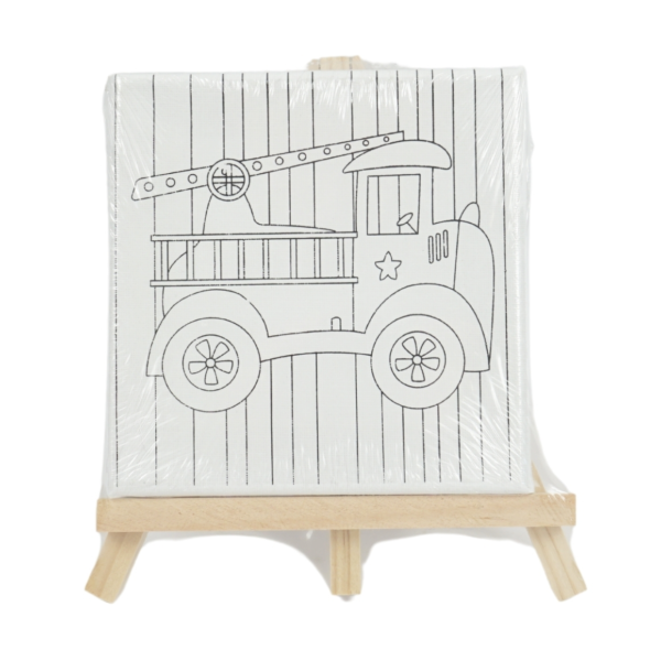 Schildersezel met canvas 19,5 cm