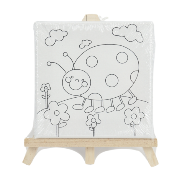 Schildersezel met canvas 19,5 cm