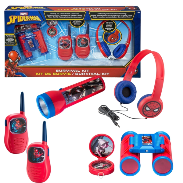 Marvel Spiderman Adventure set op batterij 6-delig