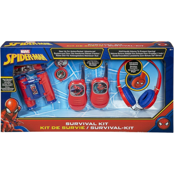 Marvel Spiderman Adventure set op batterij 6-delig