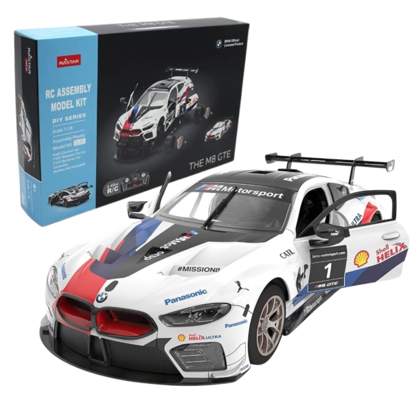 BMW M8 afstand bestuurbare modelauto schaal 1:18