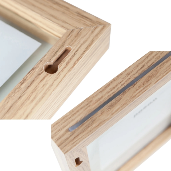 Woood fotolijst hout naturel 34 x 44 cm