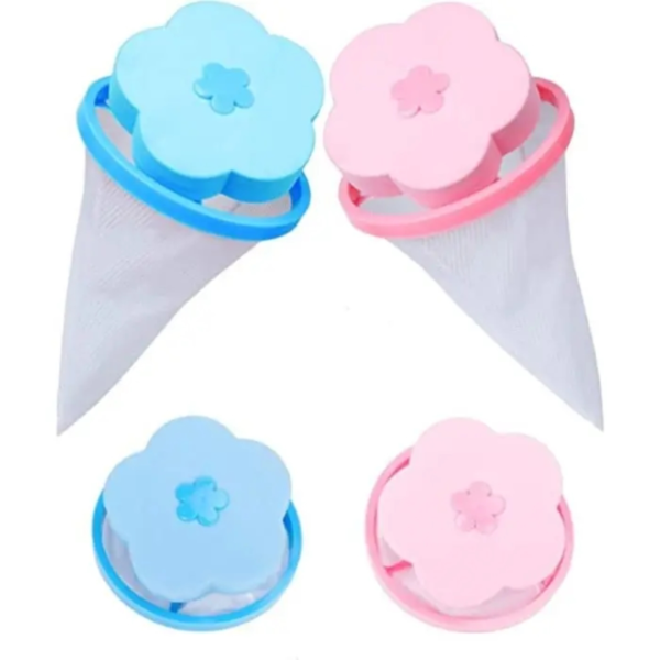 Wasmachine pluis- en haarverwijderaar 18 cm 2 assorti