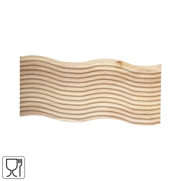 Gusta serveerplank golf beuken 39 cm