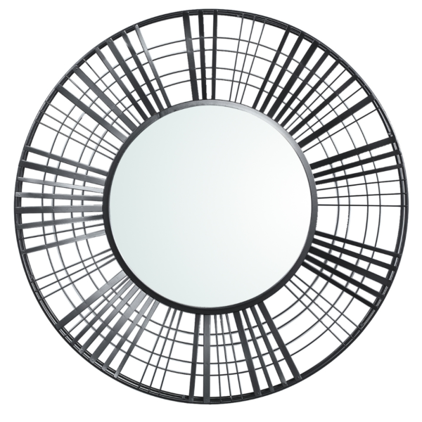 PTMD spiegel Indivo metaal zwart 90 cm