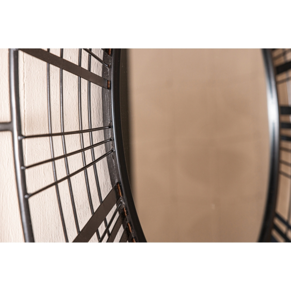 PTMD spiegel Indivo metaal zwart 90 cm