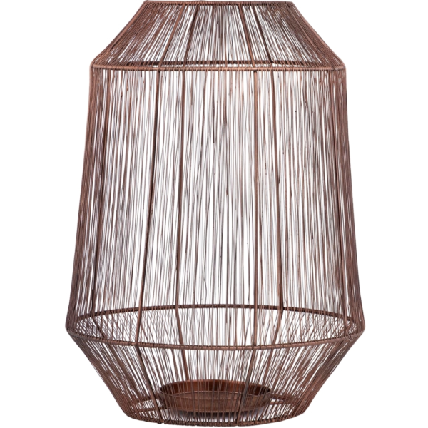 PTMD windlicht Justy L koperkleurig 38 cm