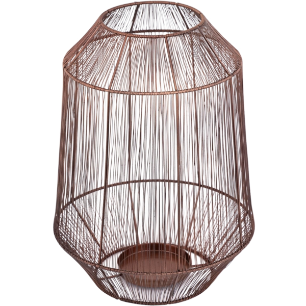 PTMD windlicht Justy L koperkleurig 38 cm