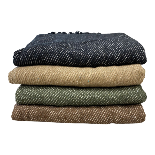 Take a Plaid 17 gerecycled katoen beige 125 x 150 cm