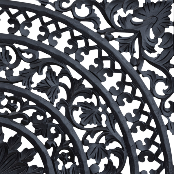 PTMD wandpaneel Akoulina zwart 120 cm 4 stuks