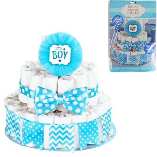 DIY pakket luiertaart Its a Boy set van 4