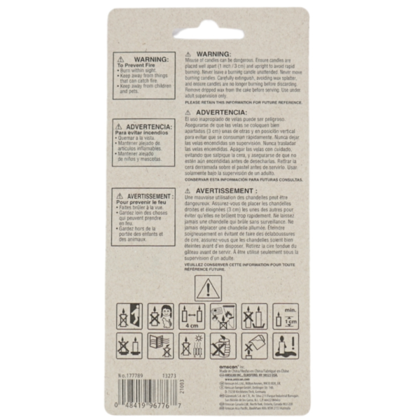 Cijferkaars 9 jaar 13,5 cm