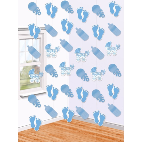 Hangdecoratie babyshower jongen 210 cm