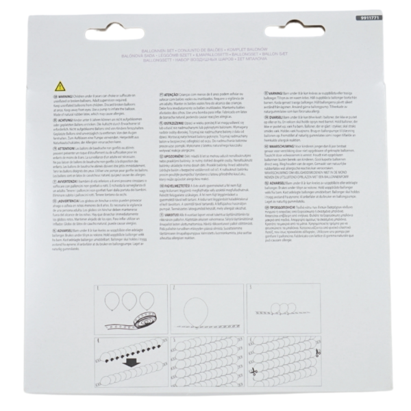 Amscan DIY ballonnen regenboog 13 cm 77 stuks