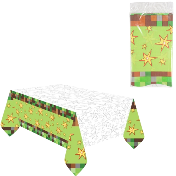 Tischdecke TNT Minecraft grün 137 x 243 cm