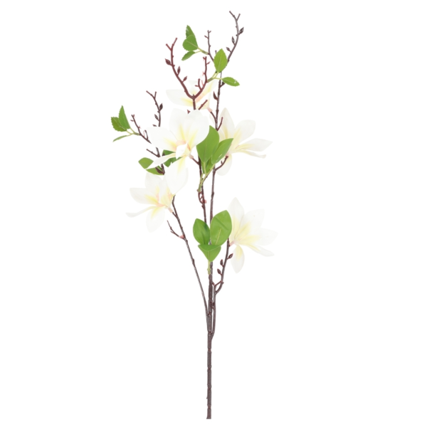 Countryfield Kunstbloem Magnolia wit 82 cm