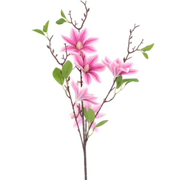 Countryfield Kunstbloem Magnolia paars 82 cm