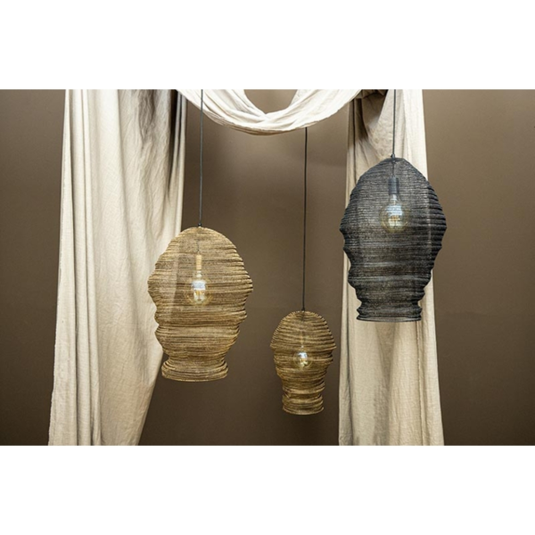 PTMD hanglamp Miko S messingkleurig 50 cm