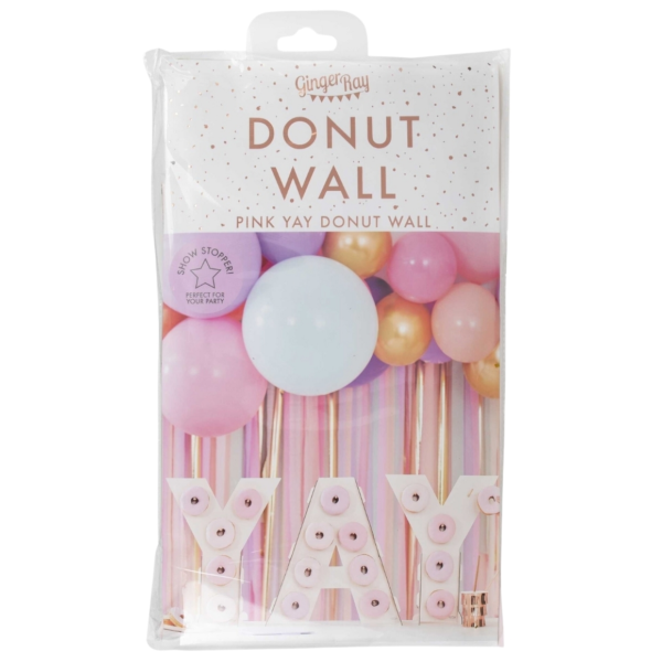 Ginger Ray Donut Wall YAY 41 cm
