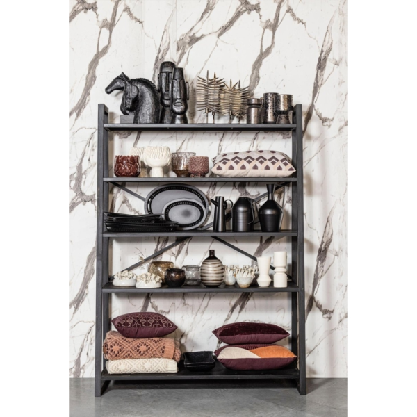 WOOOD kaarsenhouder 38 cm set van 2