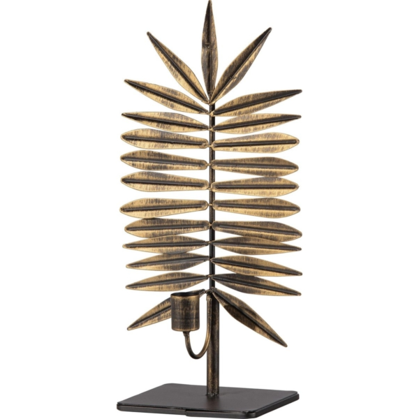 WOOOD kaarsenhouder 38 cm set van 2