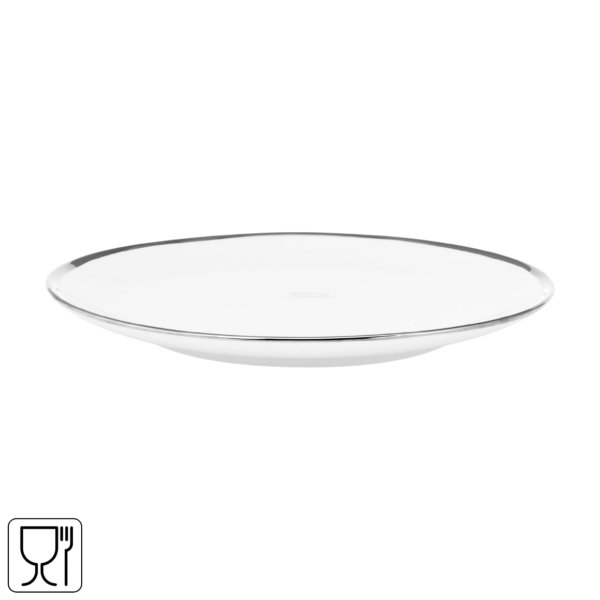 Vtwonen dinerbord White Silver 25,5 cm