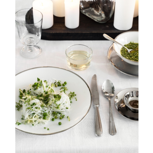 Vtwonen dinerbord White Silver 25,5 cm