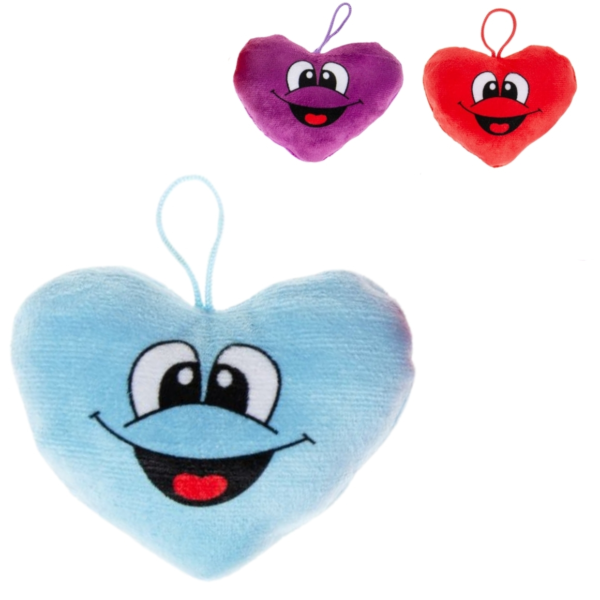 Hanger pluche hart 12 cm 4 assorti