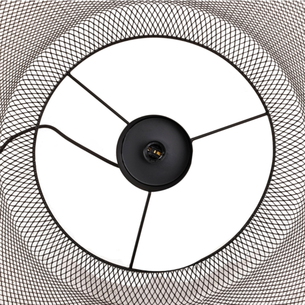 PTMD hanglamp Mesh zwart 80 cm